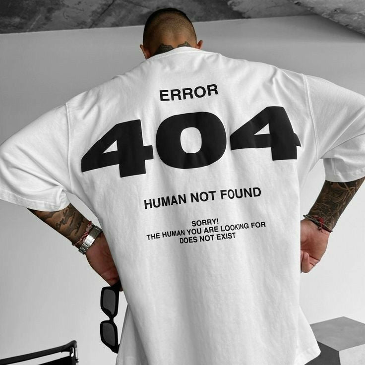 Error 404 Unisex Terry Oversized Tee