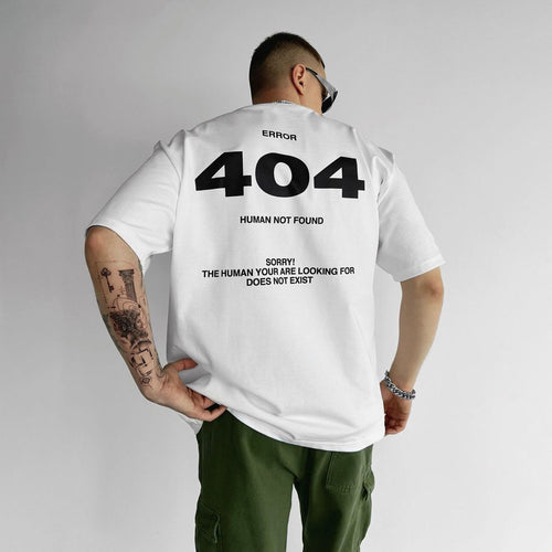 Error 404 Unisex Terry Oversized Tee