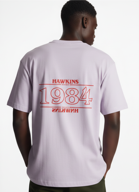Stranger Things Unisex Terry Oversized Tee