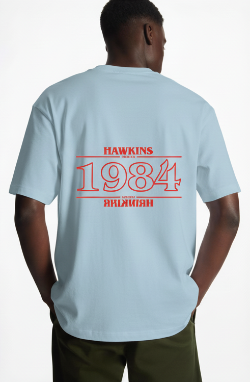 Stranger Things Unisex Terry Oversized Tee