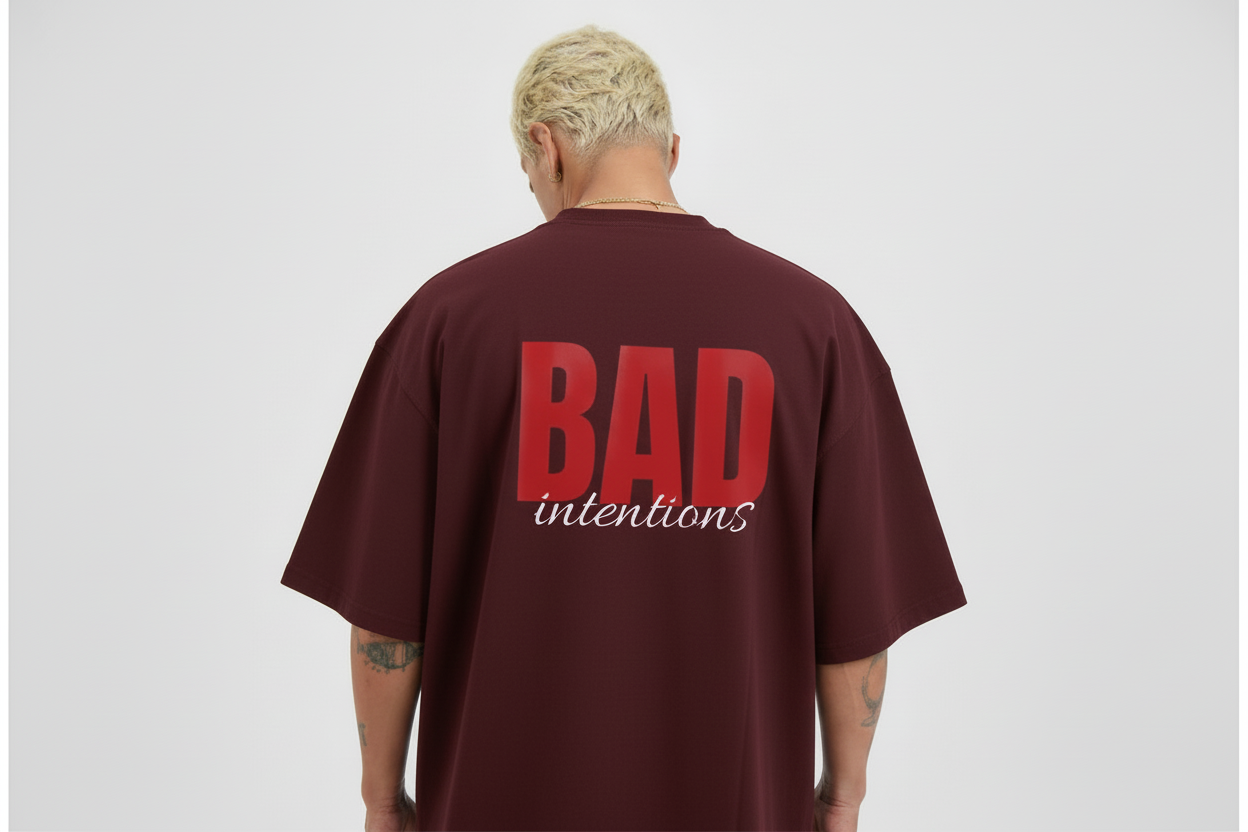 BAD Intentions Unisex Terry Oversized Tee