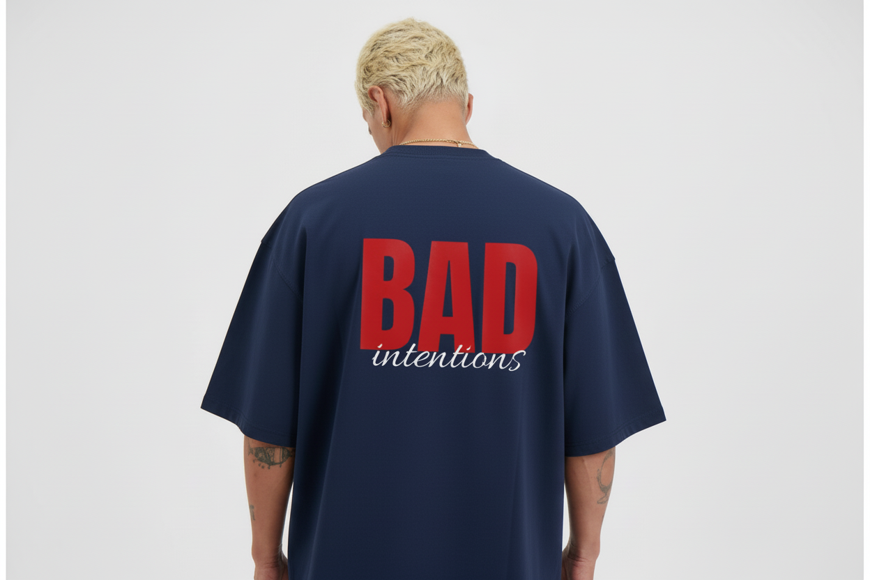 BAD Intentions Unisex Terry Oversized Tee