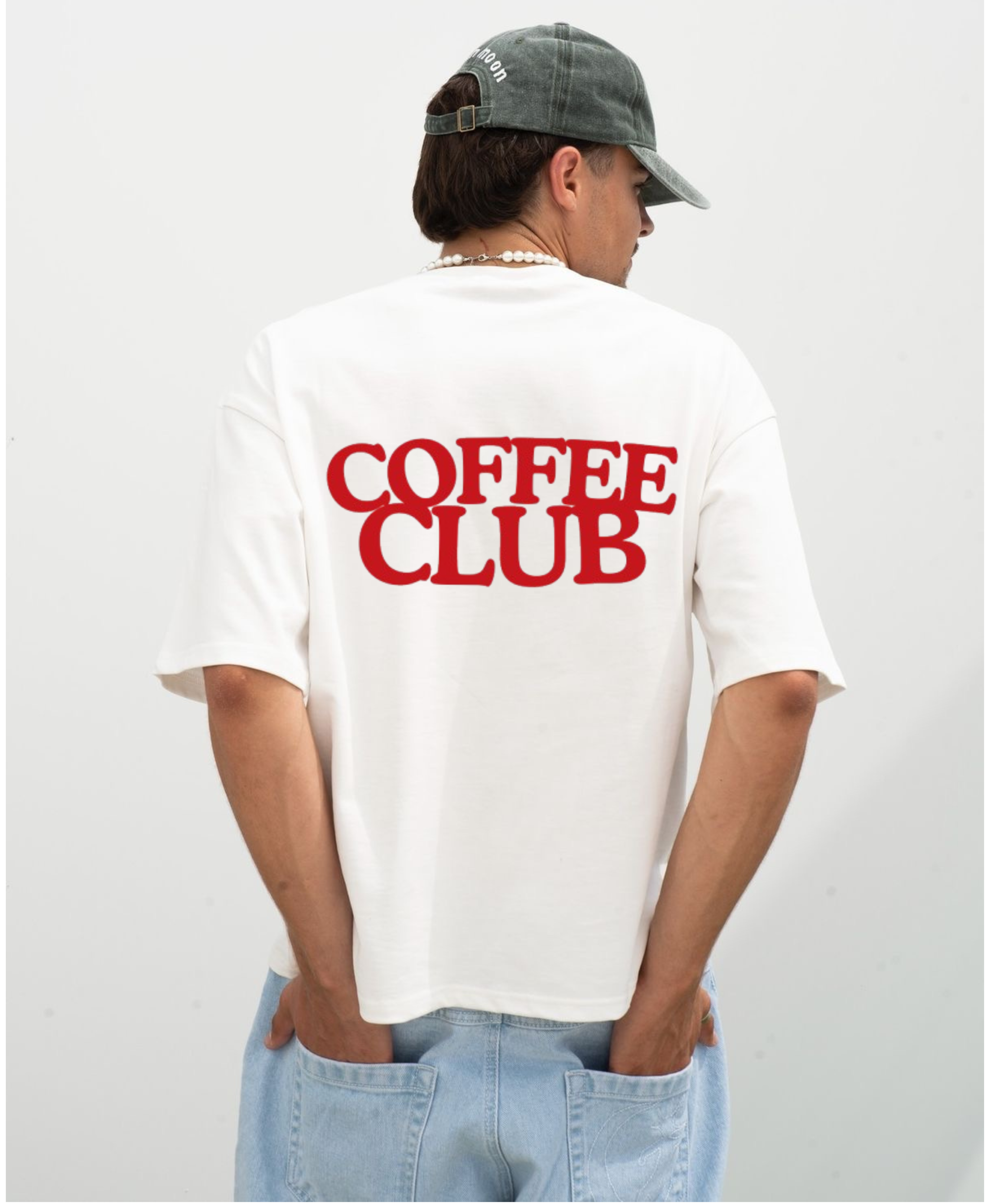 Coffee Club Unisex Terry Oversized Tee