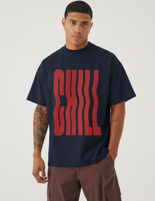 Chill Unisex Terry Oversized Tee