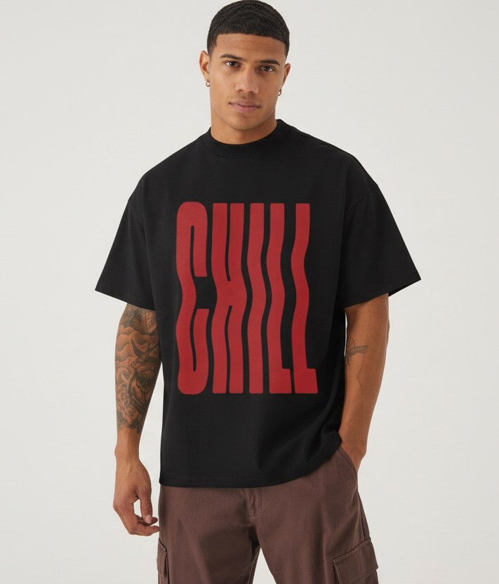 Chill Unisex Terry Oversized Tee
